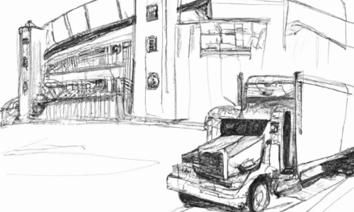 Delivery to Stadium
